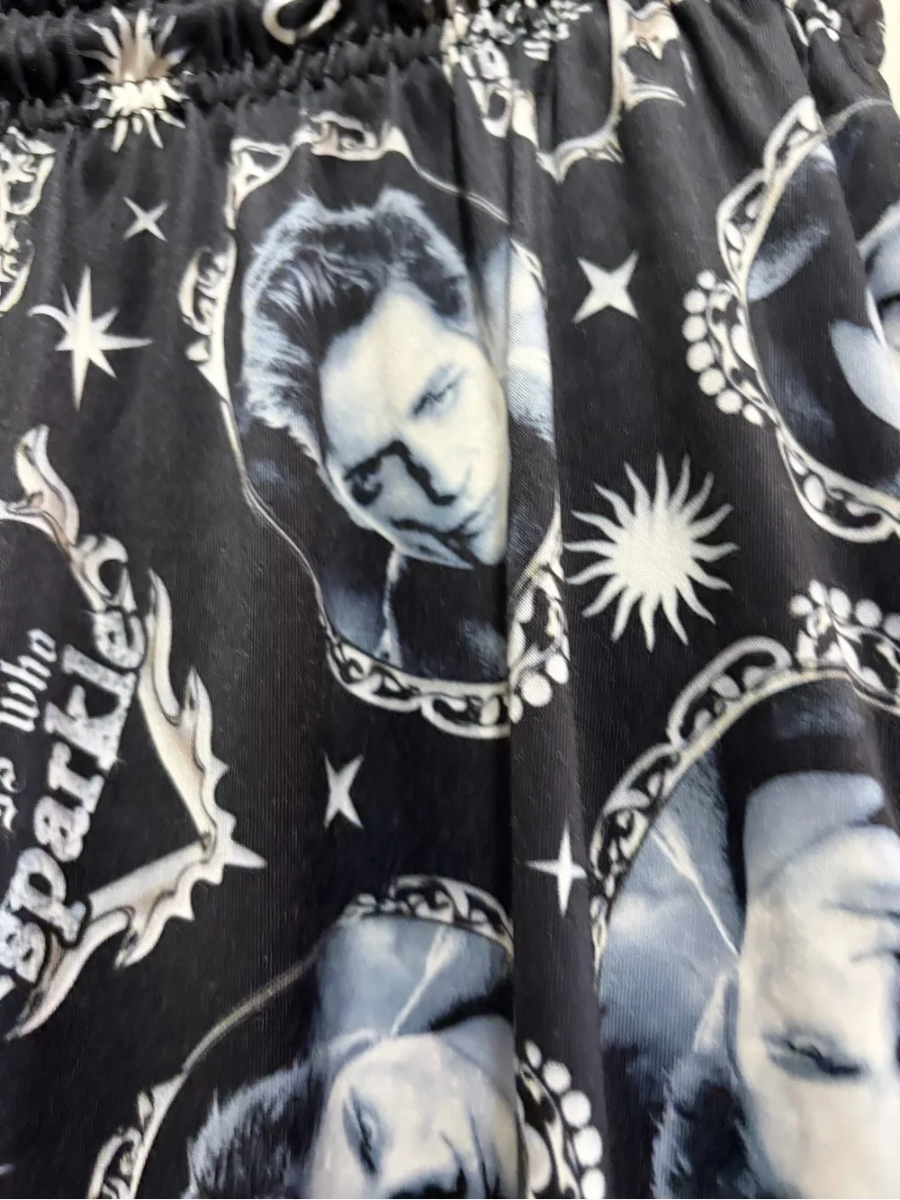 Twilight Black Patterned I like Boys who Sparkle Pajama Pants by Spencer’s